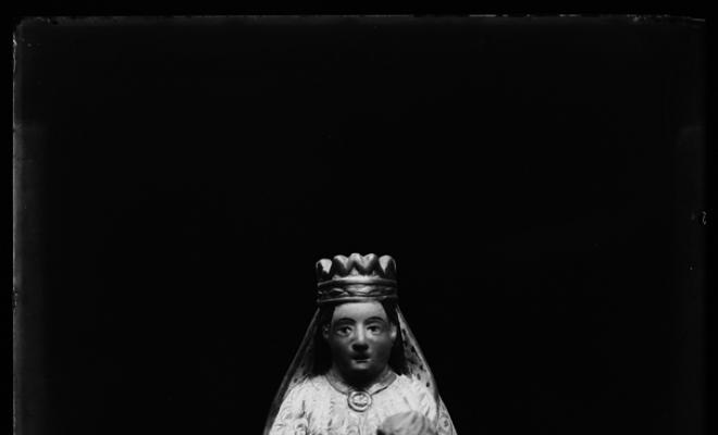 Mare de Déu de l'Heura a l'església parroquial de Santa Maria de Santiga. Santa Perpètua de Mogoda
