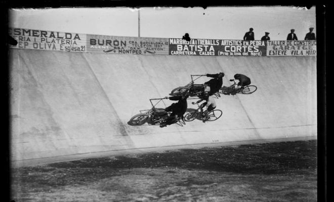 Velòdrom. Campionat Espanya mig fons. Sabadell