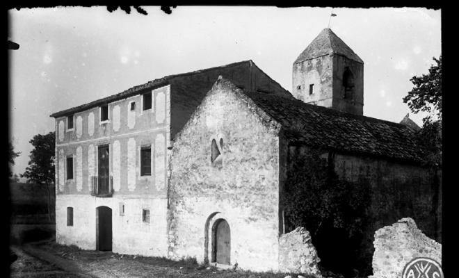 Església romànica i masia de Sant Pau de Riu-sec. Sabadell