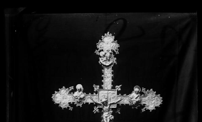 Creu processional de l'església de Sant Vicenç de Jonqueres. Sabadell