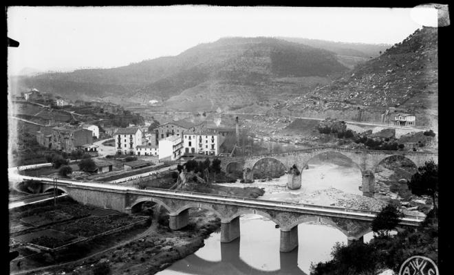Pont nou i pont romànic de Castellbell i el Vilar