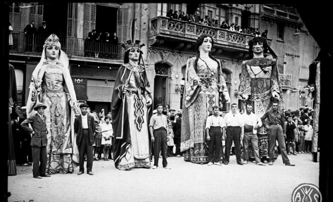 Concurs de gegants. Festa major. Sabadell