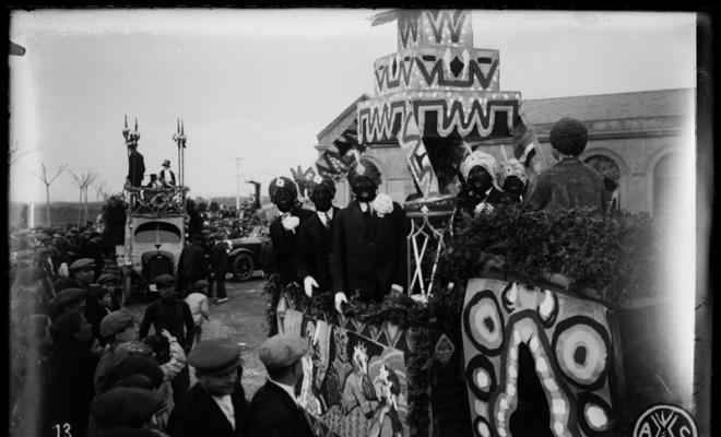 Carrossa de la cavalcada de carnestoltes. Sabadell