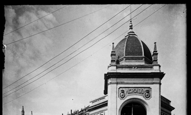 Construcció del Mercat Central. Sabadell