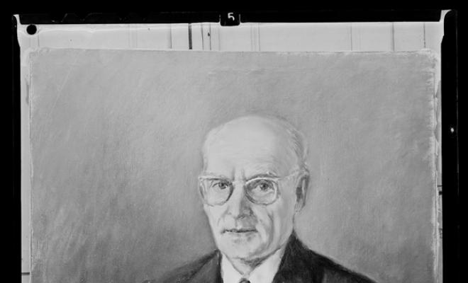 Retrat de Francesc Casañas Riera. Pintura de Lluís Molins de Mur