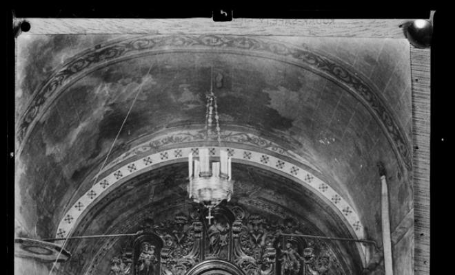 Altar major barroc de l'església de Santa Maria de Rocafort (Bages)