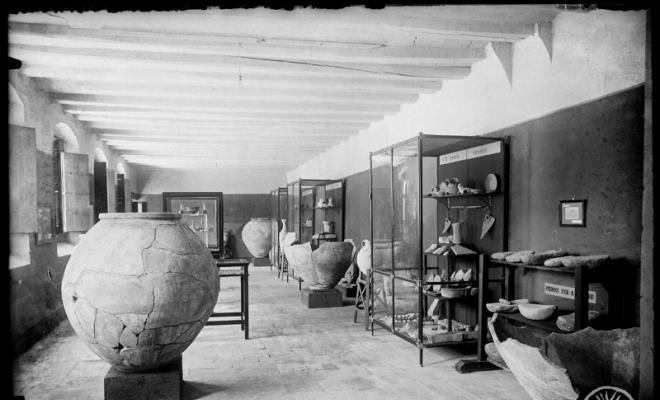 La sala Vila Cinca (Ibero Romana) del Museu d'Història de Sabadell el dia de la seva inauguració. Sabadell