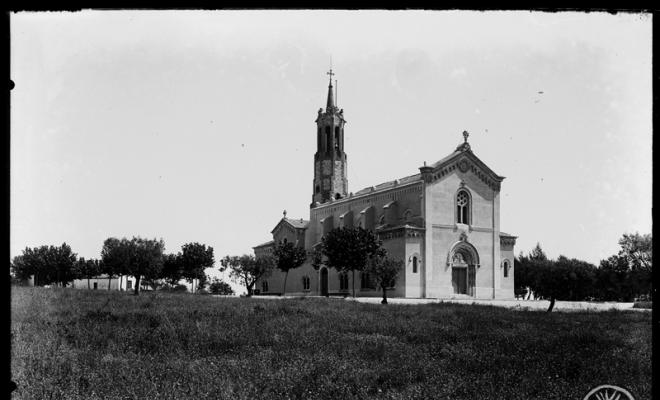 Santuari de la Mare de Deu de la Salut després de la primera reforma. Sabadell