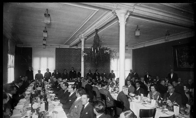 Banquet en homenatge al pintor Joan Vila Cinca. Sabadell