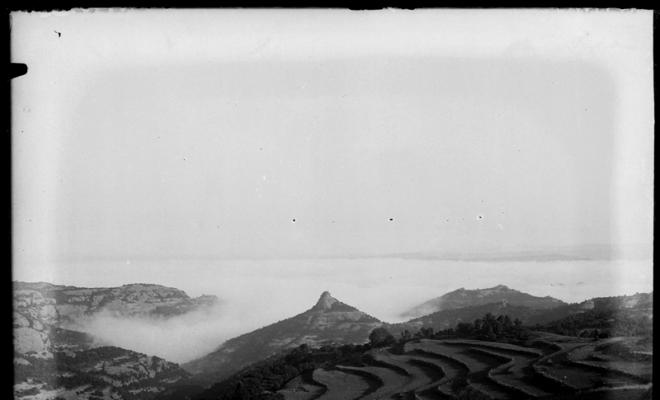 Vista panoràmica de Roca Mur. Parc natural de Sant Llorenç del Munt