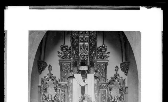 Altar del Santíssim de l'església de Sant Feliu. Sabadell.