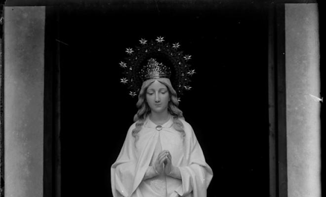 Imatge de la Puríssima Concepció de la parròquia de Sant Feliu. Sabadell