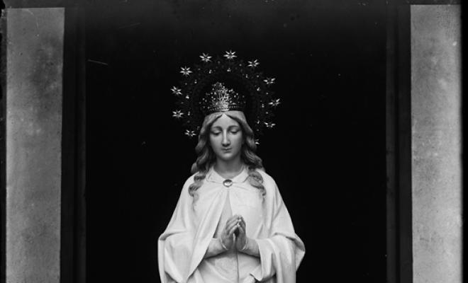 Imatge de la Puríssima Concepció de la parròquia de Sant Feliu. Sabadell