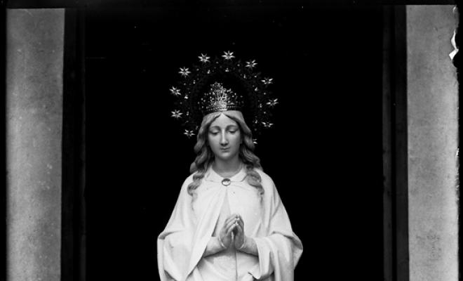 Imatge de la Puríssima Concepció de la parròquia de Sant Feliu. Sabadell