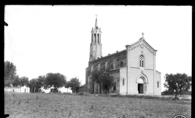 Santuari de la Mare de Déu de la Salut abans de ser reformat. Sabadell