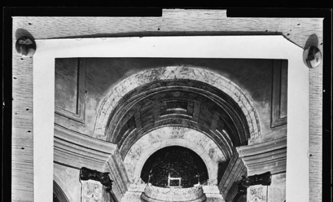 Altar major de l'església de l'Immaculat Cor de Maria, coneguda com els padres. Sabadell