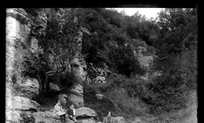Primer captador d'aigua per a ser repartida a domicili per Sabadell. Sant Feliu del Racó