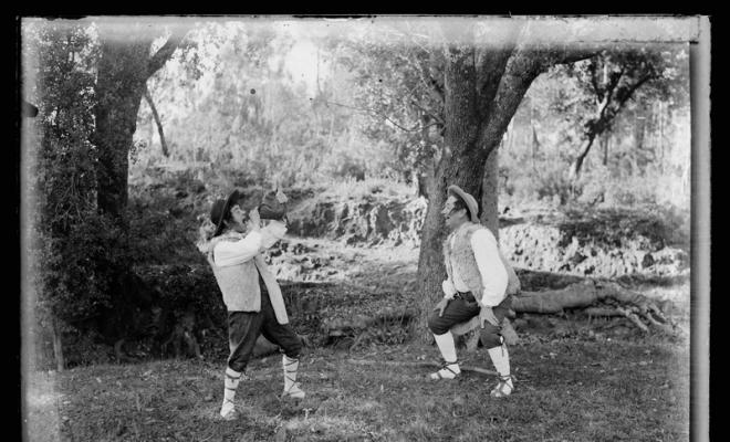 Representació dels Pastorets a la masia de Can Vilar. Sabadell