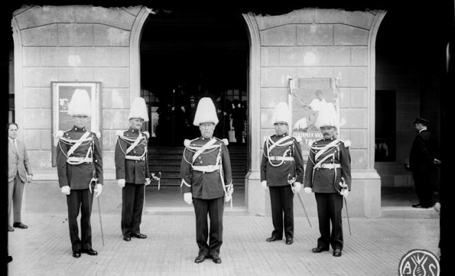 Inauguració d'uniformes de gran gala pels guàrdies municipals de la ciutat. Festa Major de Sabadell