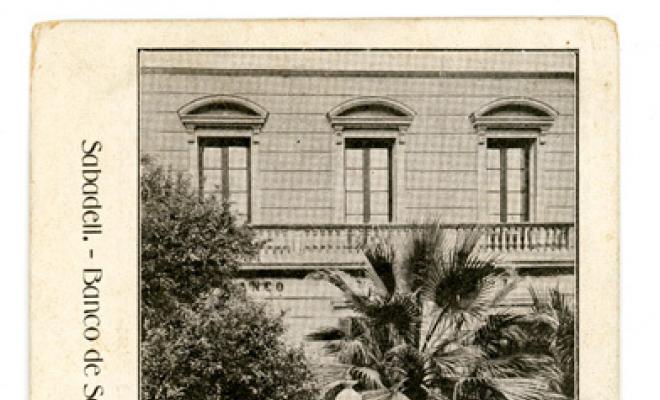 Sèrie B. Núm. 5. Sabadell. Banco de Sabadell (vista parcial)