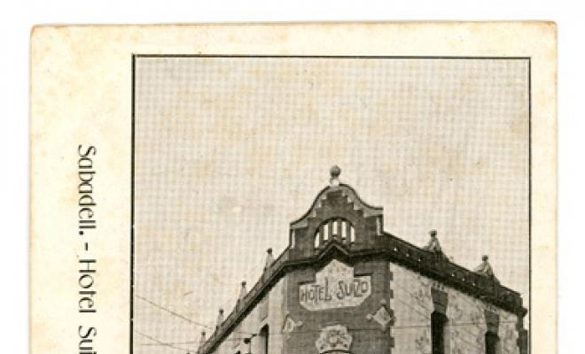Sèrie B. Núm. 8. Sabadell. Hotel Suizo (en construcción)