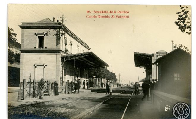 16- Apeadero de la Rambla. Canals- Rambla, 32 Sabadell.