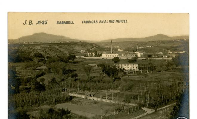 N. 25. J.B. Sabadell Fàbricas en el rio Ripoll