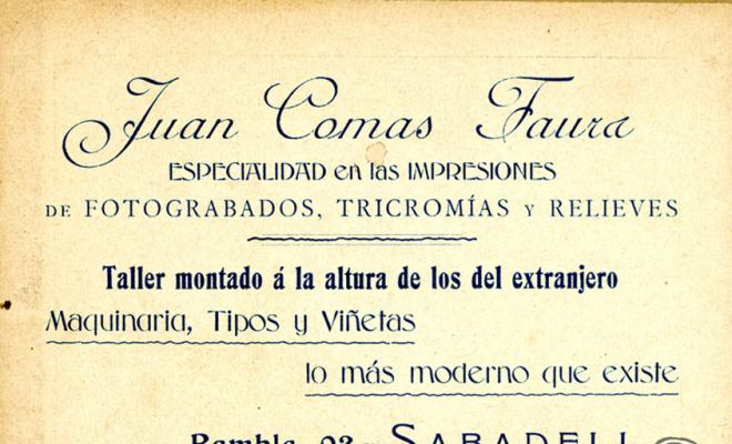 Àlbum Guia Artístich y Anunciador de Sabadell.