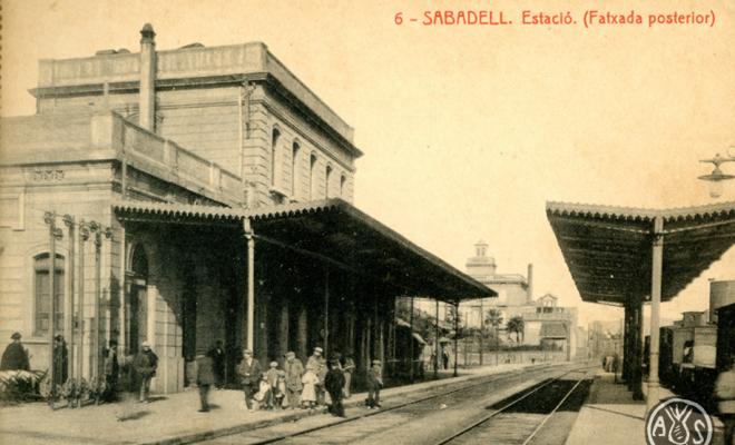 6. Sabadell. Estació (fatxada posterior)