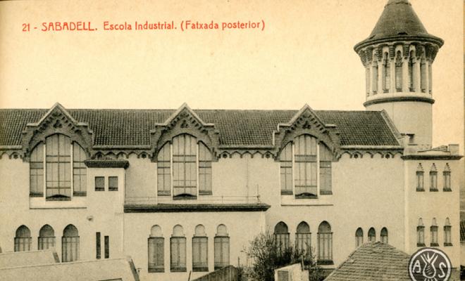 21. Sabadell. Escola Industrial (fatxada posterior)