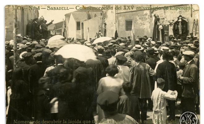 J.O. Nº 4. Sabadell. Commemoración del XXV aniversario del Esperanto.