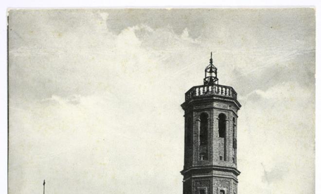 [Sabadell. Plassa Pi i Margall. Simulacre de la Creu Roja]