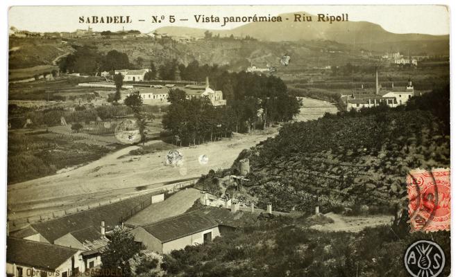 [Sabadell- Nº 5- Vista panoràmica riu Ripoll]