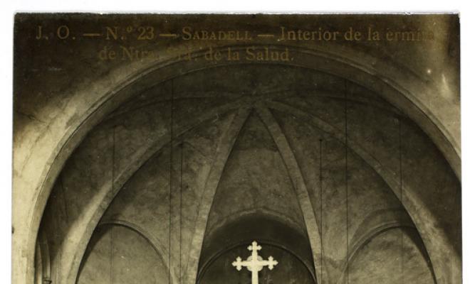 [J.O.- Nº 23- Sabadell. Interior de la ermita de Ntra Sra de la Salut]