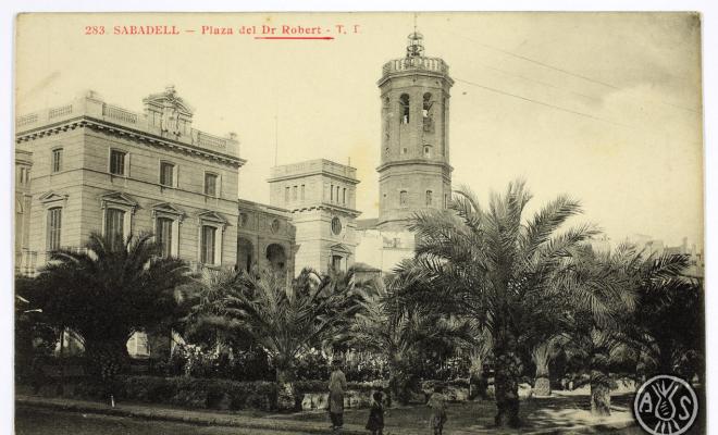 [283. Sabadell. Plaza del Dr. Robert. T.T.]