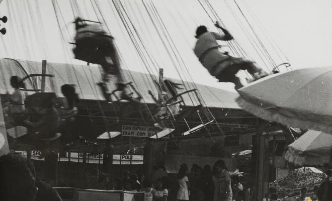 Fira datraccions de la Festa Major de Sant Pere.  