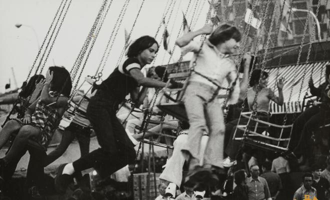 Fira datraccions de la Festa Major de Sant Pere.  