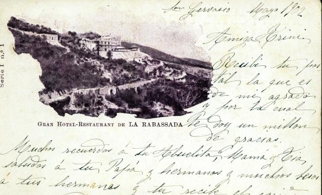 Serie I nº1. Gran-Hotel Restaurant de la Rabassada.