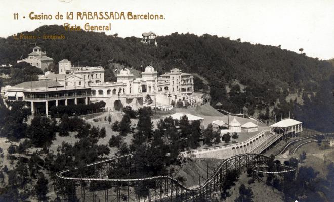 11- Casino de la Rabassada, Barcelona. Vista general. L. Roisin - fotógrafo. 