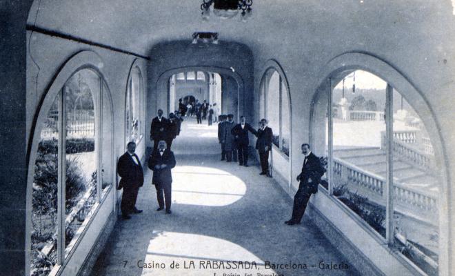 7- Casino de la Rabassada, Barcelona. Galeria. L. Roisin - fot. Barcelona.