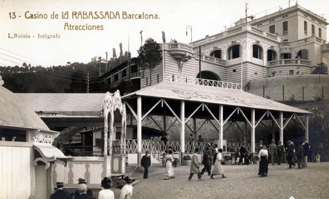 15- Casino de la Rabassada, Barcelona. Atracciones. L. Roisin - fotógrafo. 