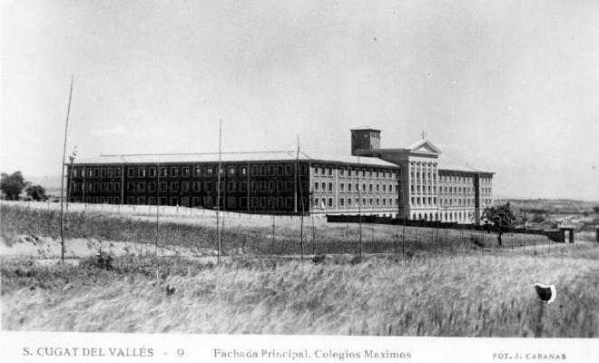 S. Cugat del Vallés - 9. Fachada principal. Colegios Máximos. FOT. J. CABANAS.