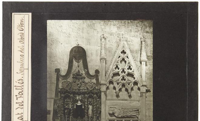 Sepulcre de l'abat Odó, Monestir de Sant Cugat del Vallès.