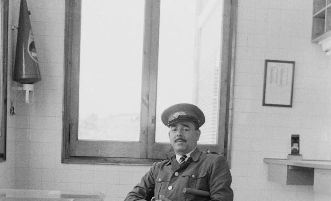 Visita institucional i benedicció de l'estació de ferrocarrils de Sant Joan.