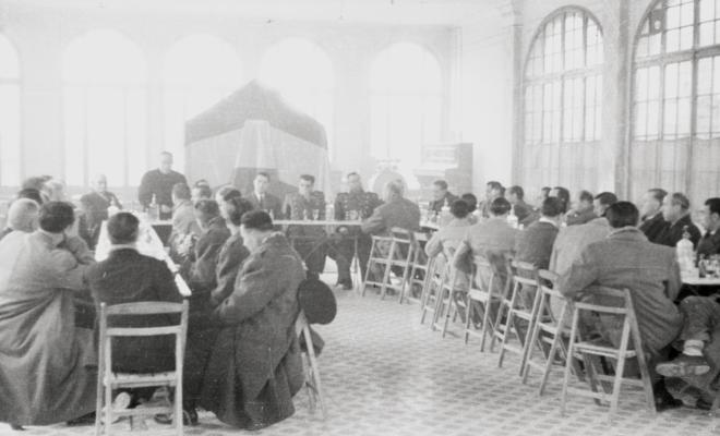 Acte politicoinstitucional al Casino Nacional, parlaments de mossèn Griera. 