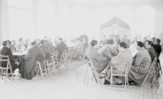 Acte politicoinstitucional al Casino Nacional, parlaments de mossèn Griera. 