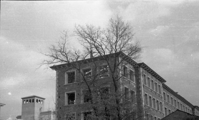 Obres de construcció del Centre Borja.