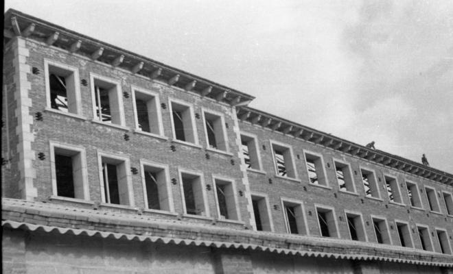Obres de construcció del Centre Borja.