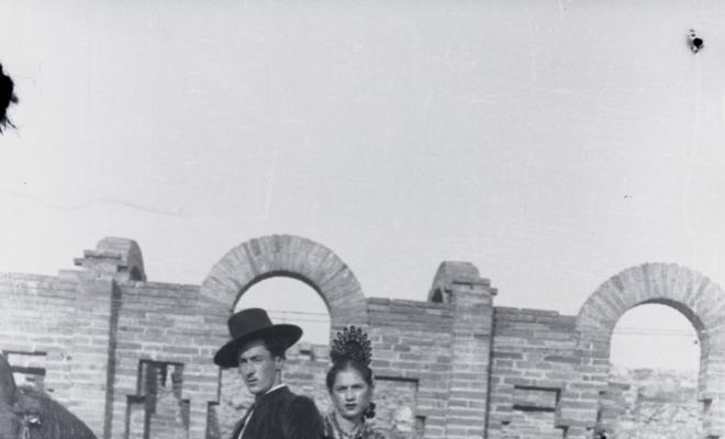 Fira de setembre. Eva i Ramon Sagalés a cavall.