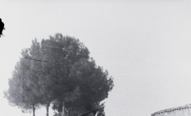 Fira de setembre. Eva i Ramon Sagalés a cavall.